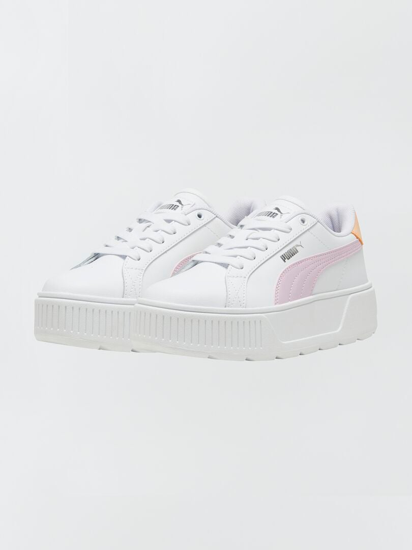 Zapatillas con plataforma 'Karmen' de Puma - blancas