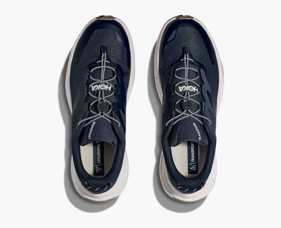 HOKA Trasporto Varsity Blu navy / Bianco