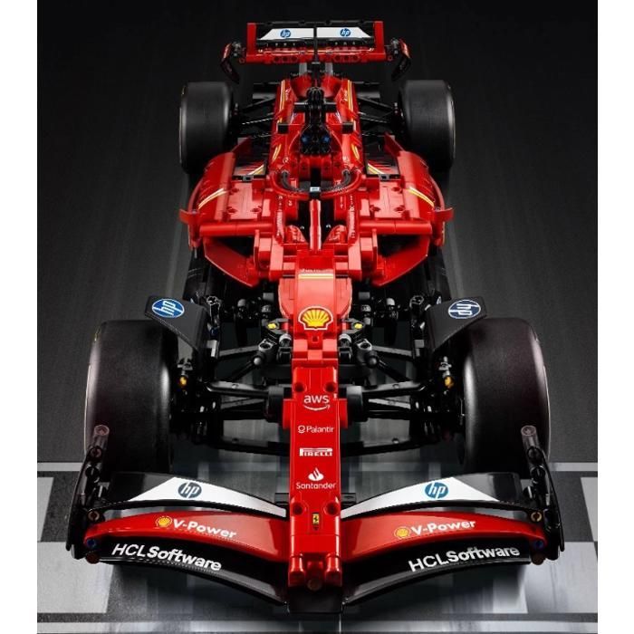 Coche de carreras Ferrari SF-24 de Fórmula 1 - Kit de montaje para adultos (mayores de 18 años) - Regalo de cumpleaños o Navidad