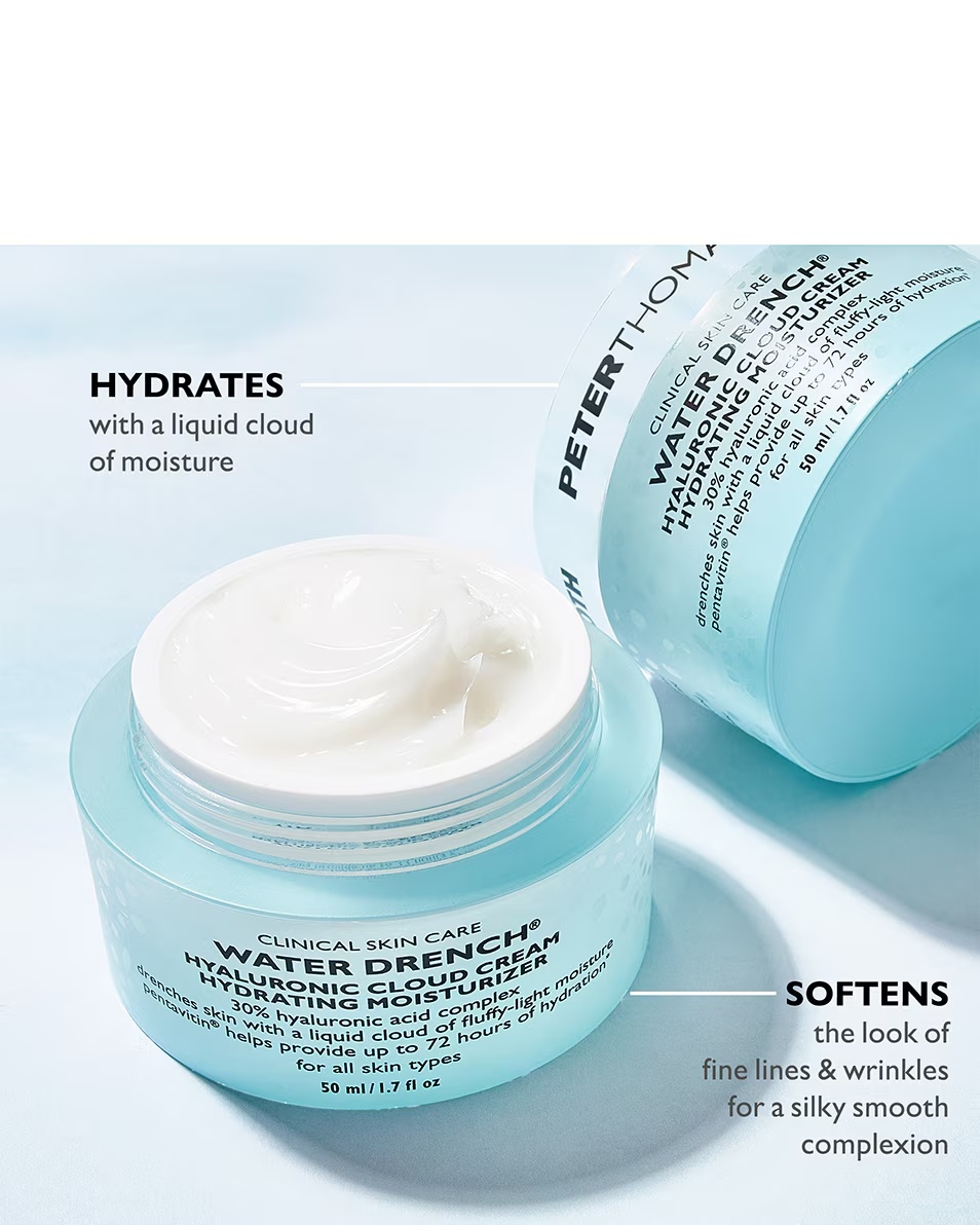 PETER THOMAS ROTH WATER DRENCH™ CREMĂ HIDRATANTĂ CU NORI DE TEN CU AROMĂ HIALURONICĂ