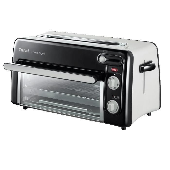 Grille-pain mini-four 2 en 1 Tefal, 6 thermostat, longue fente, mini four 210°, TL600830