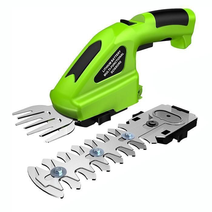 BRILLSTEN cordless shears 7.2V 3000mAh – hedge trimmer 15cm / grass trimmer 8.5cm, 1kg