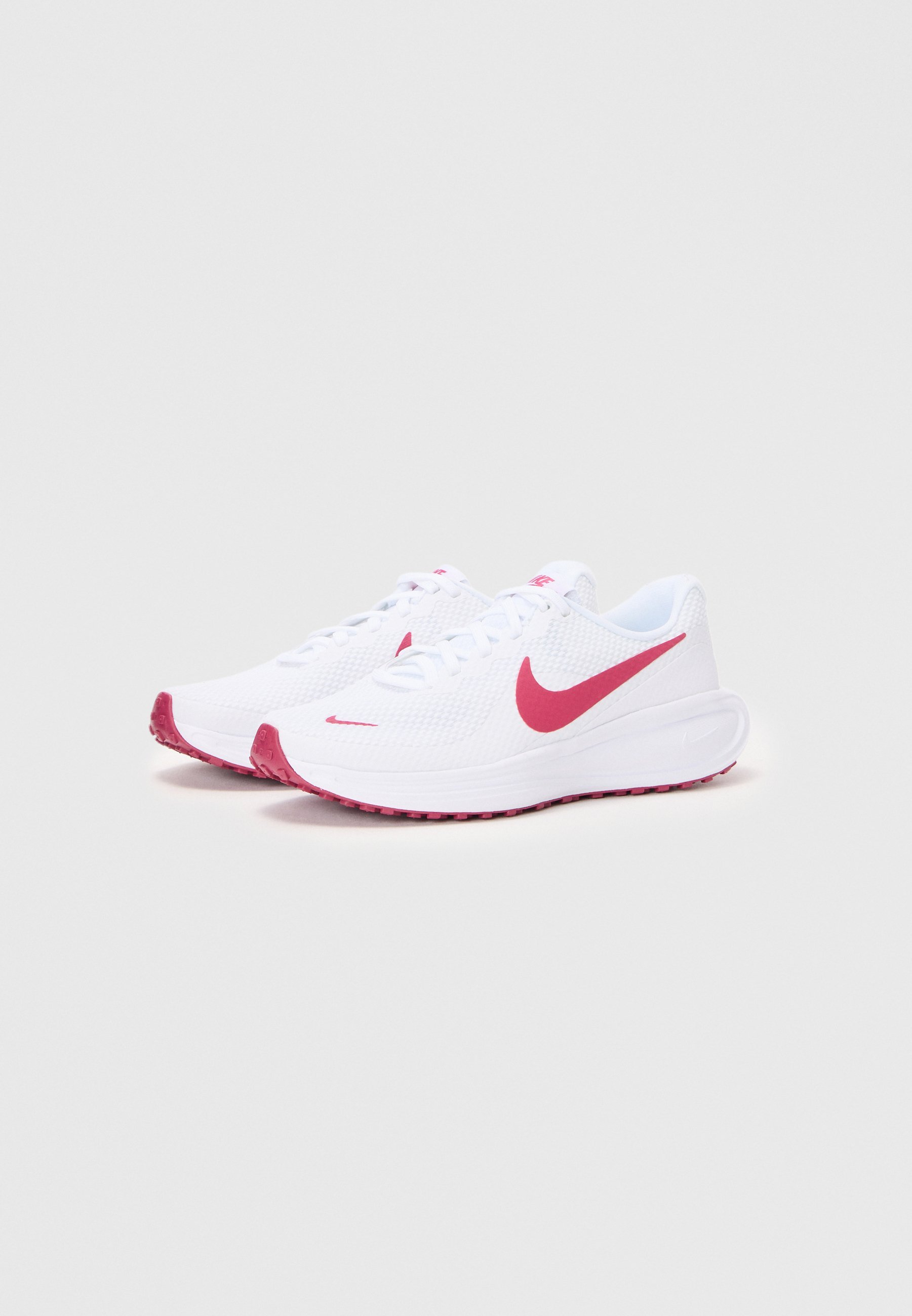 Nike Performance REVOLUTION 8 - Chaussures de running sur route - blanc/betterave/platine