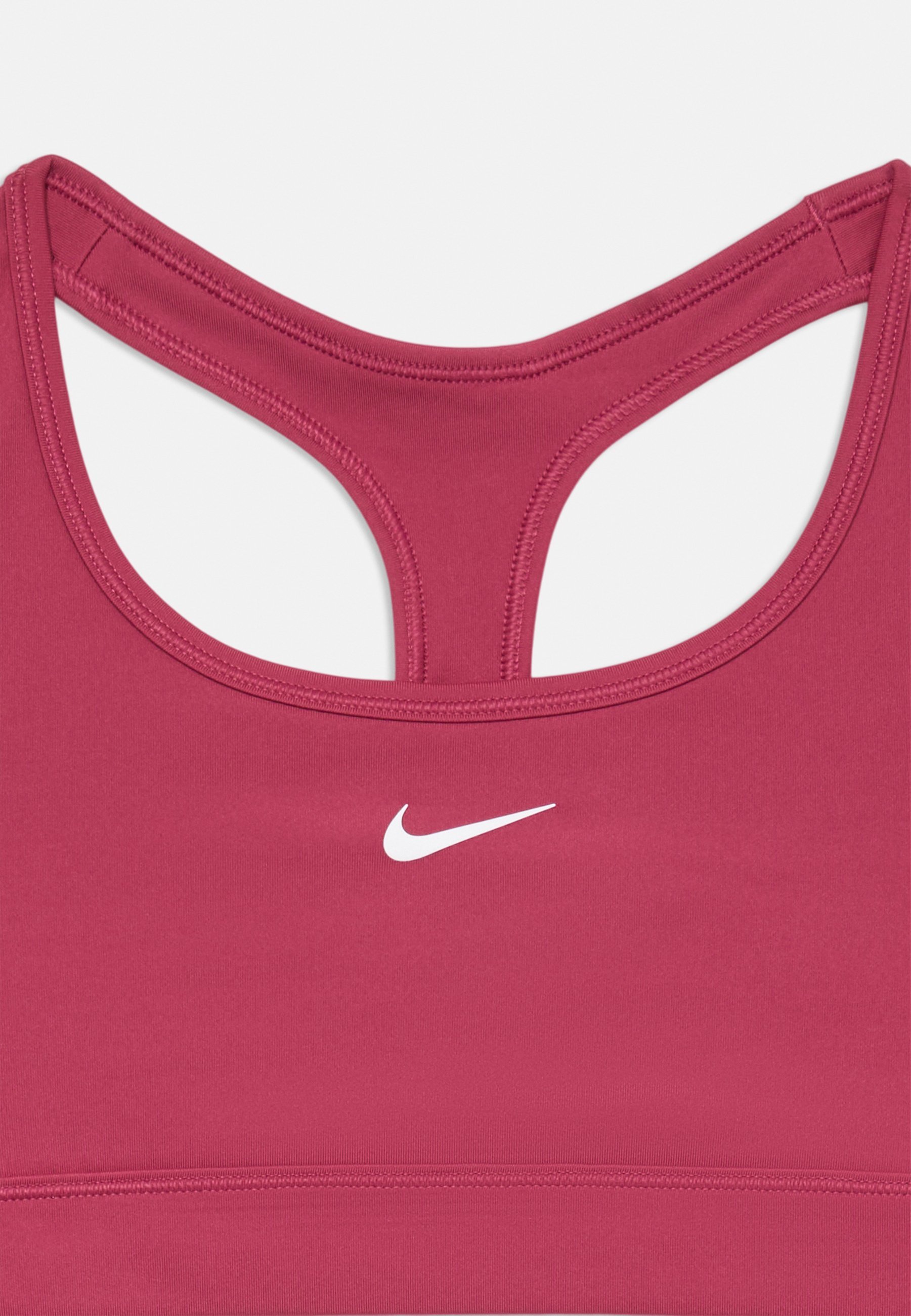 Nike Performance DRY FIT BRA - Sportbeha - zoetbiet/wit