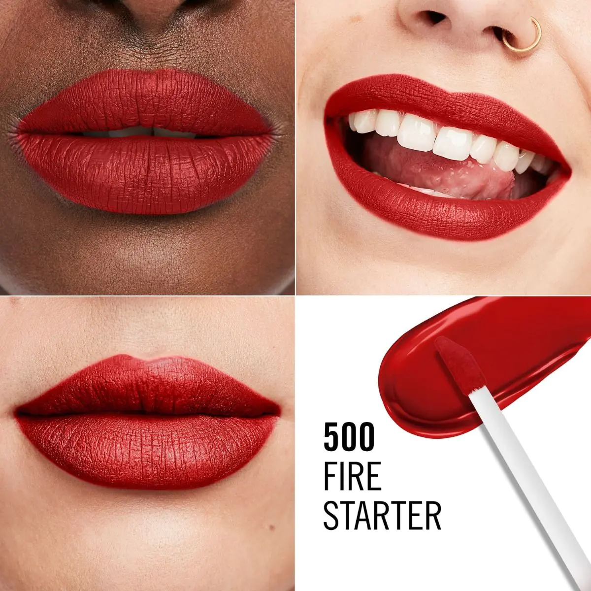 Rimmel Lasting Mega Matte Pomadka do ust 500 Fire Starter