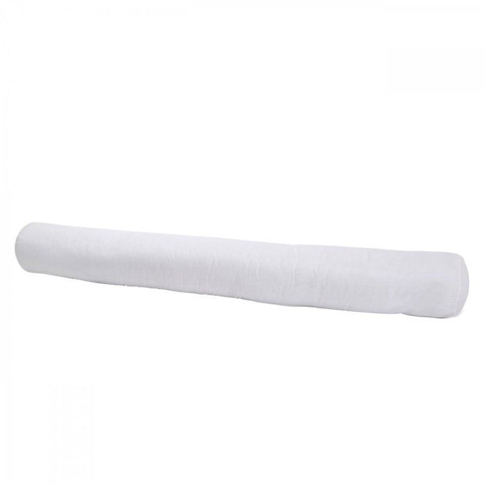 Cuscino cilindrico 160 cm rigido - Rivestimento 100% cotone - Imbottitura ISOLANE e navette in poliuretano - BLU CALIN