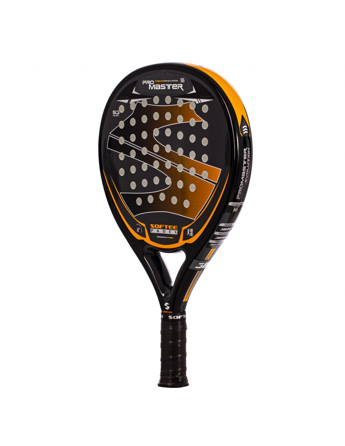 Softee Pro Master Evolution oranža Padel rakete.