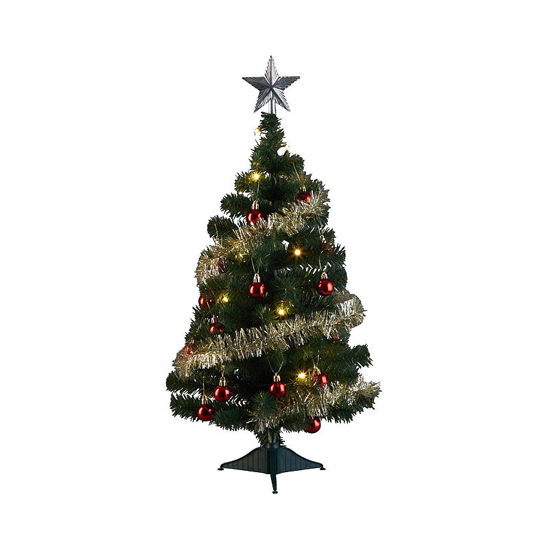 Sapin de Noël miniature Home Skrim 60 cm, 20 lumières LED