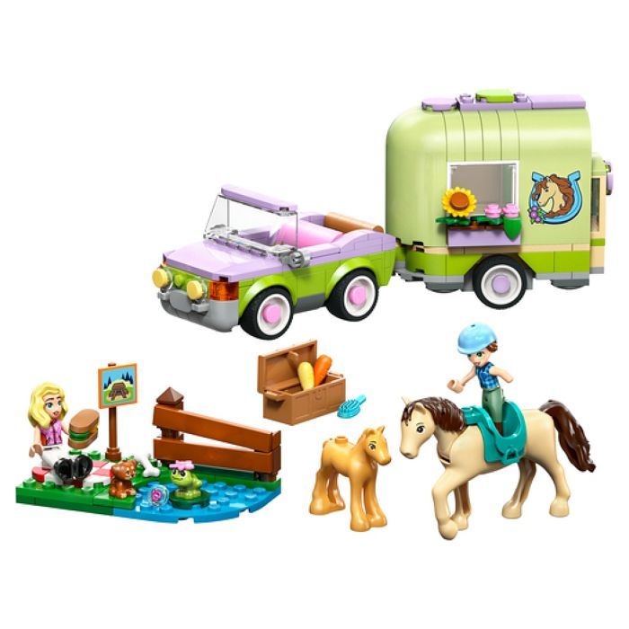 LEGO Friends 42695 Horse and Foal Trailer - Building Set for ages 7+