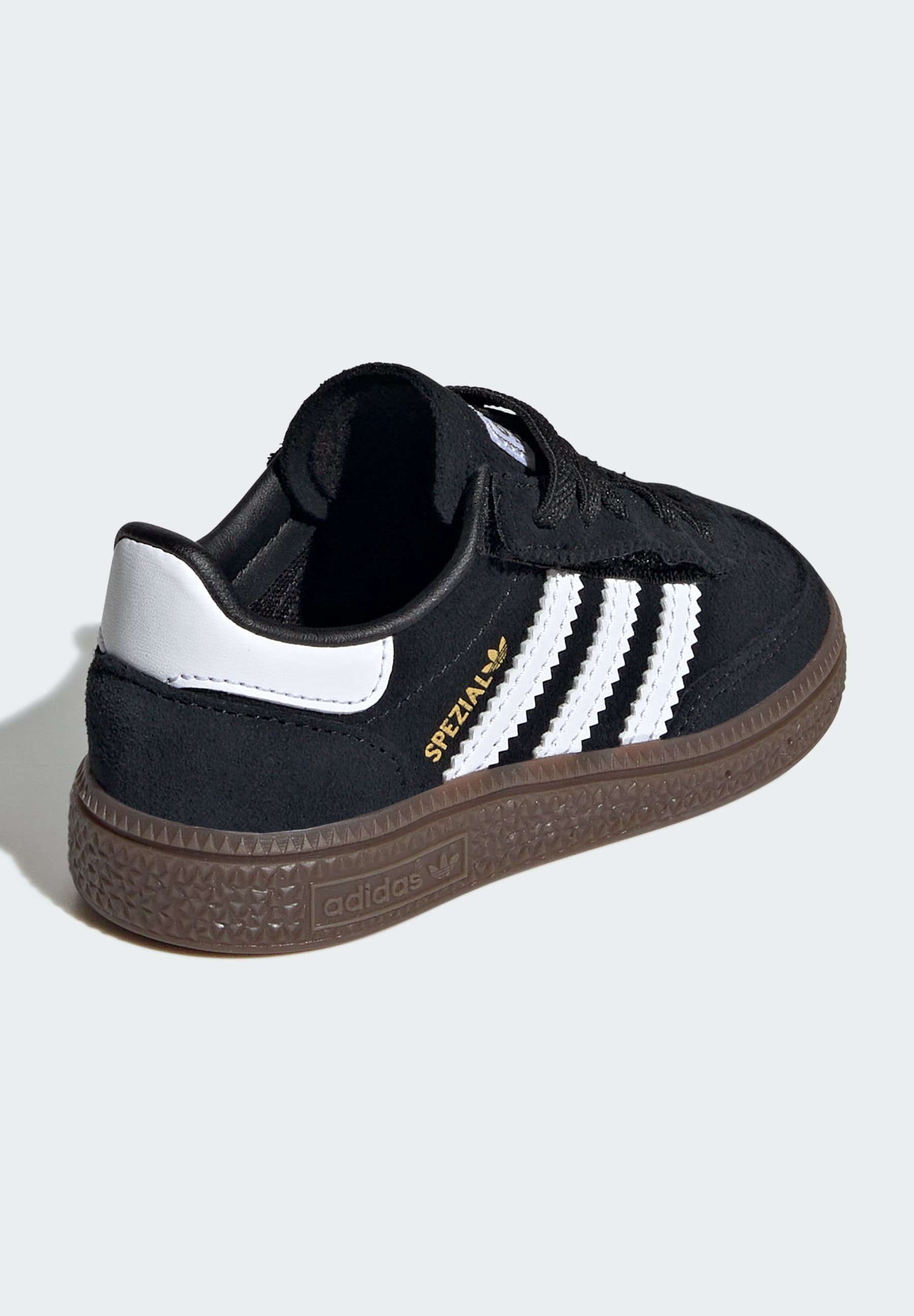 adidas Originals HANDBALL SPEZIAL UNISEXE - Chaussures bébé - noir et blanc gomme