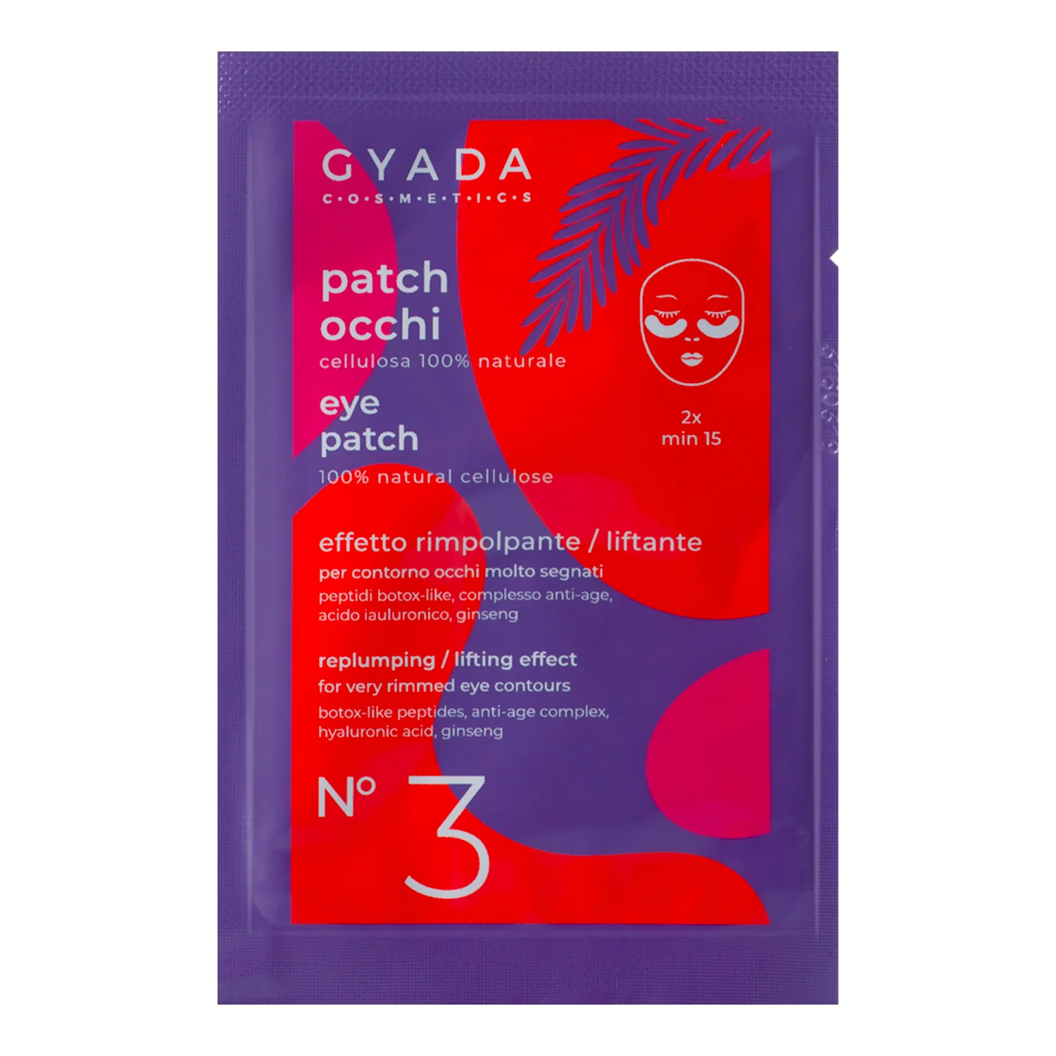 Patch Occhi & Labbra Patch Occhi Rimpolpanti / Effetto Lifting N. 3 - Maschera Contorno Occhi, Contorno occhi antirughe