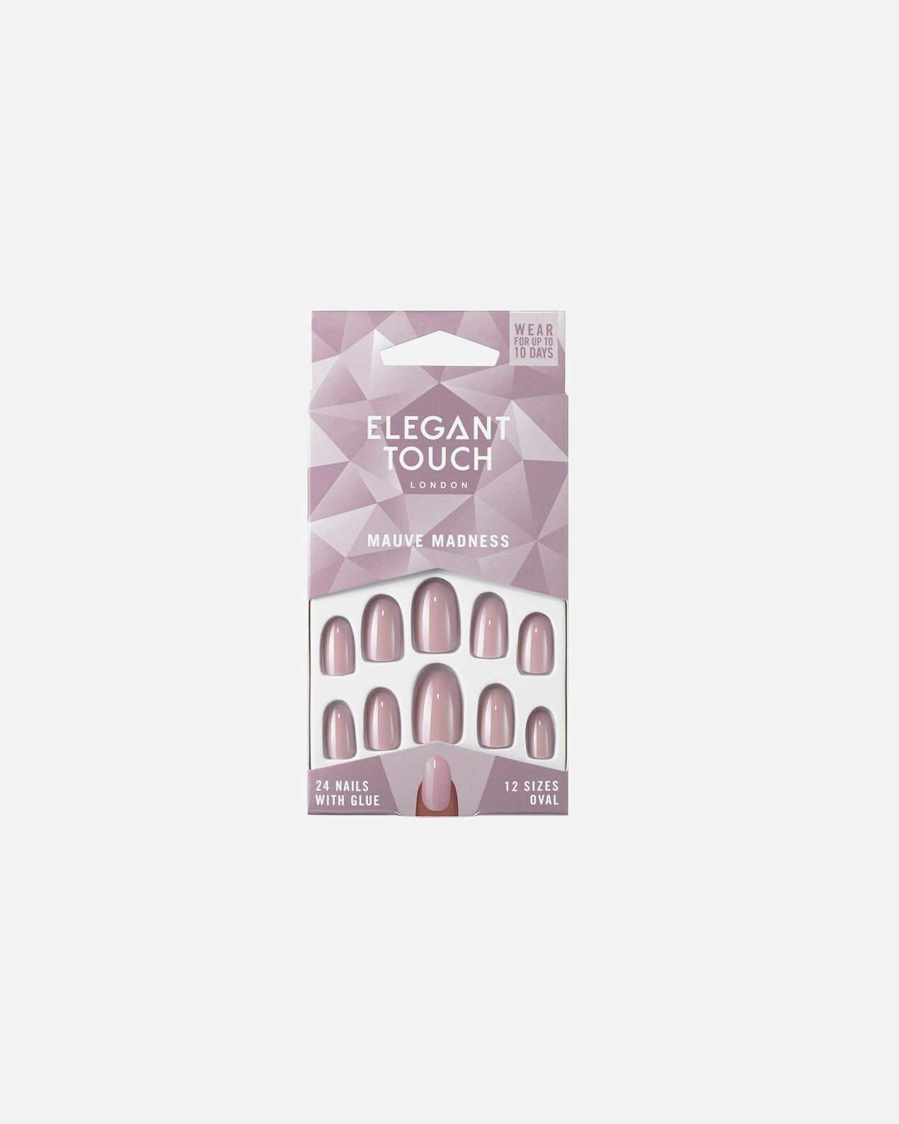 Unghie artificiali Elegant Touch MAUVE MADNESS - 1 pezzo