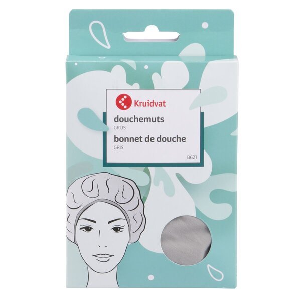 Sprchová čiapka Kruidvat<br>sivá