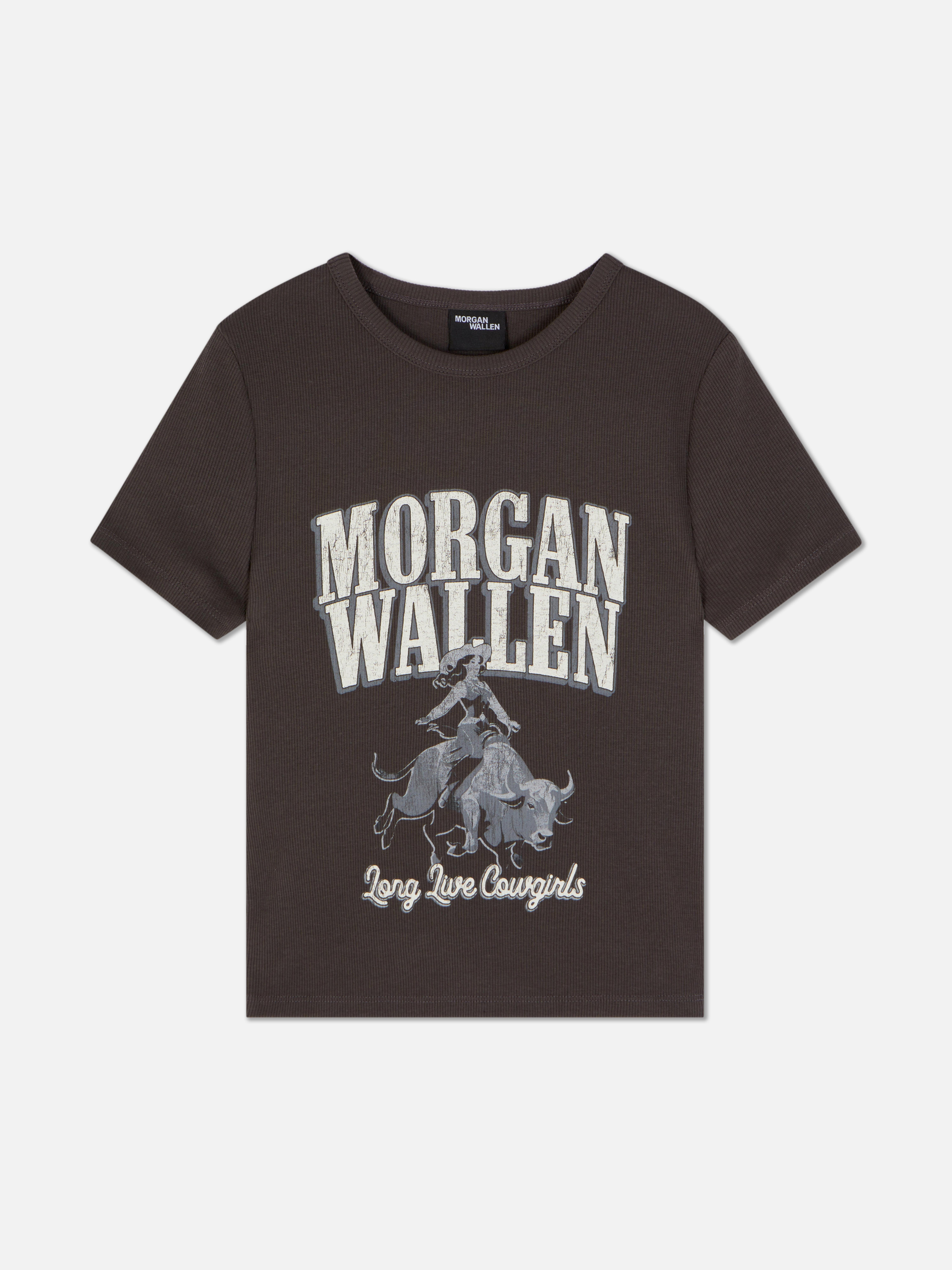 Tricou pentru bebeluși Morgan Wallen Un tricou pentru bebeluși cu guler rotund și mâneci scurte pentru fanii Morgan Wallen