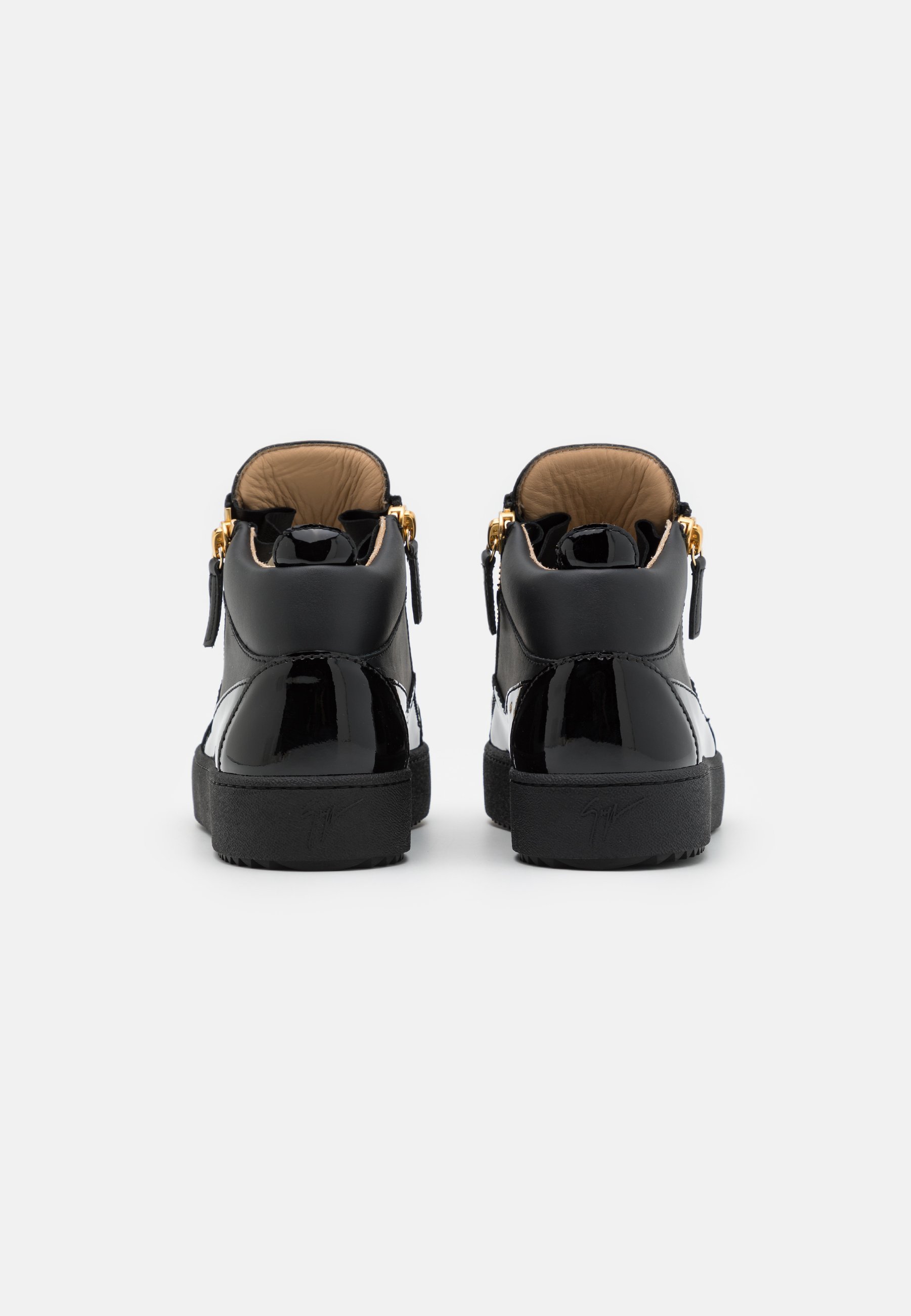 Giuseppe Zanotti MID TOP - Kõrged tossud - must/kuldne