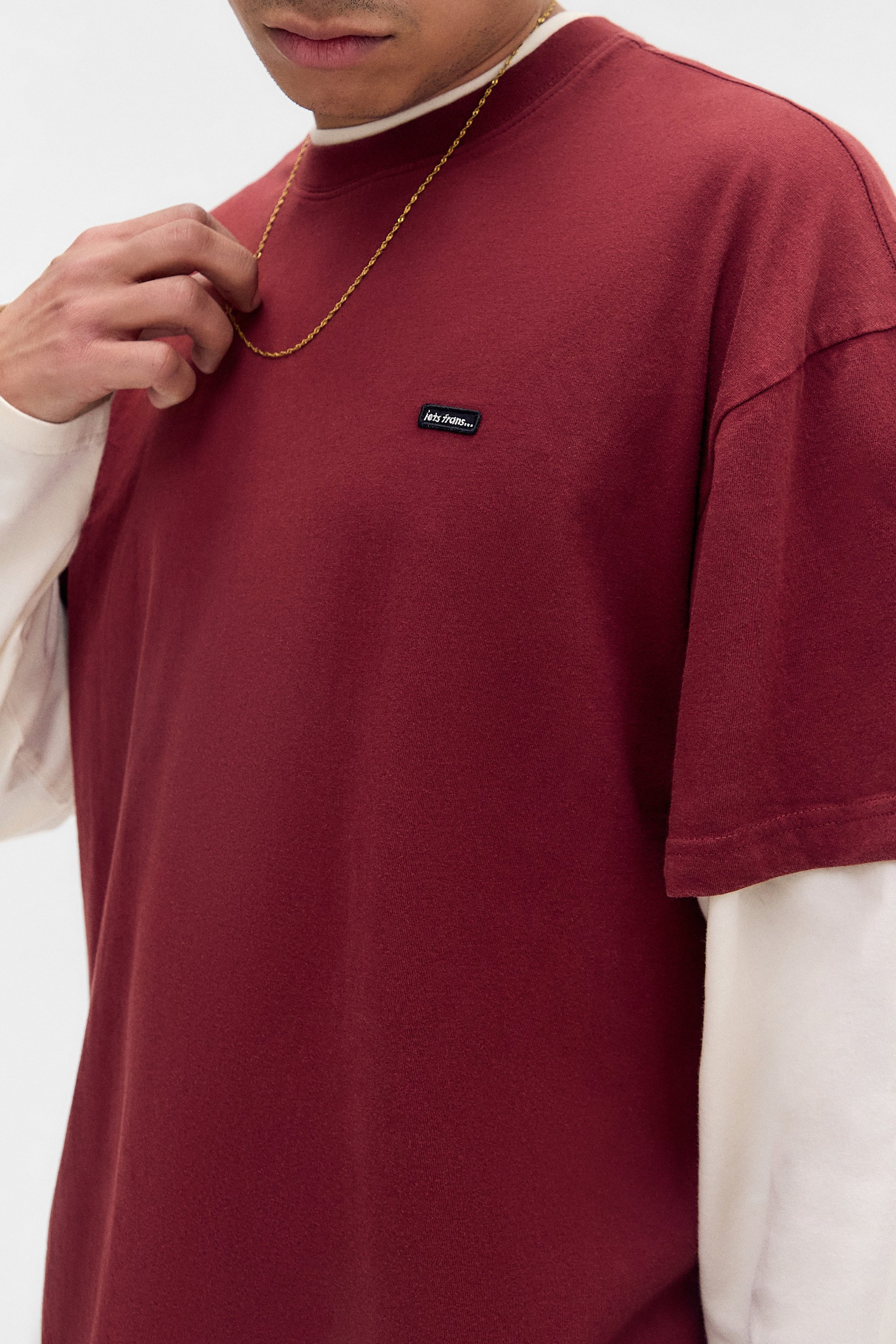 iets frans... DOPPIO STRATO UNISEX - Maglia a maniche lunghe - burg