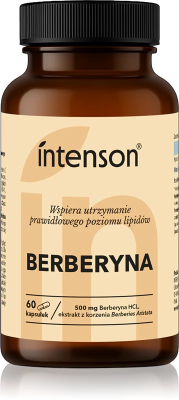 Intenson Berberine uztura bagātinātāja kapsulas ķermeņa detoksikācijai