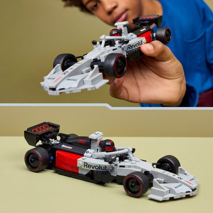 LEGO Speed Champions 77259 Voiture de Course Audi Revolut F1 Team R26 - Jouet dès 10 ans