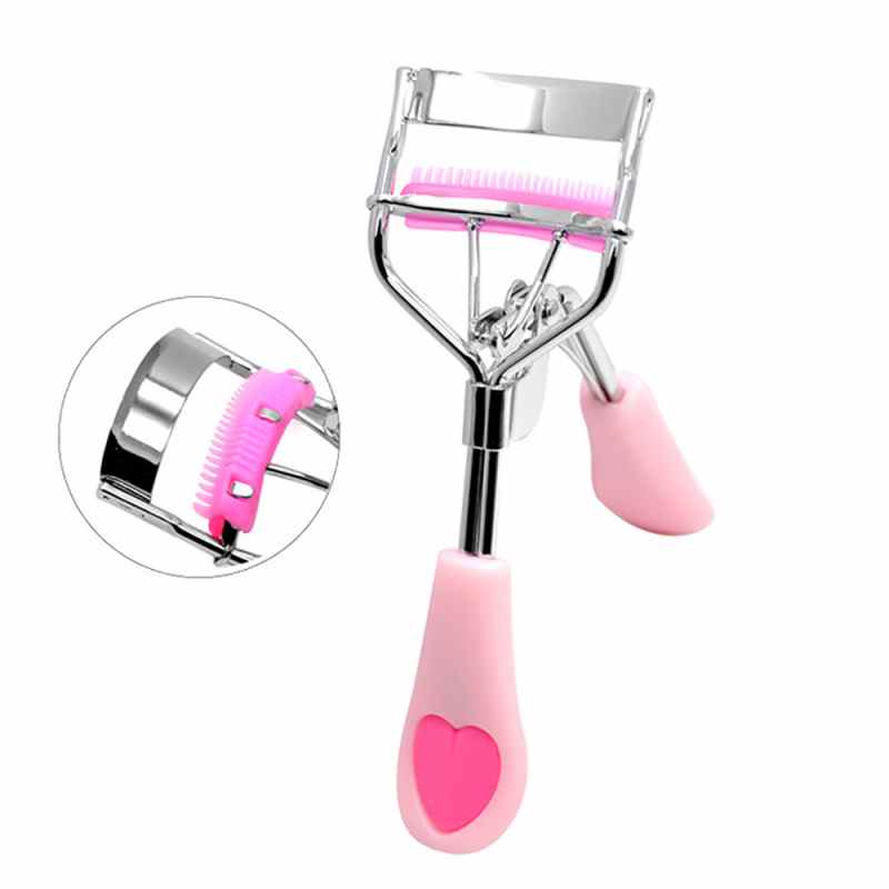 Recourbe-cils pour femme avec peigne et pince à épiler pour faux cils, outil de maquillage cosmétique multicolore