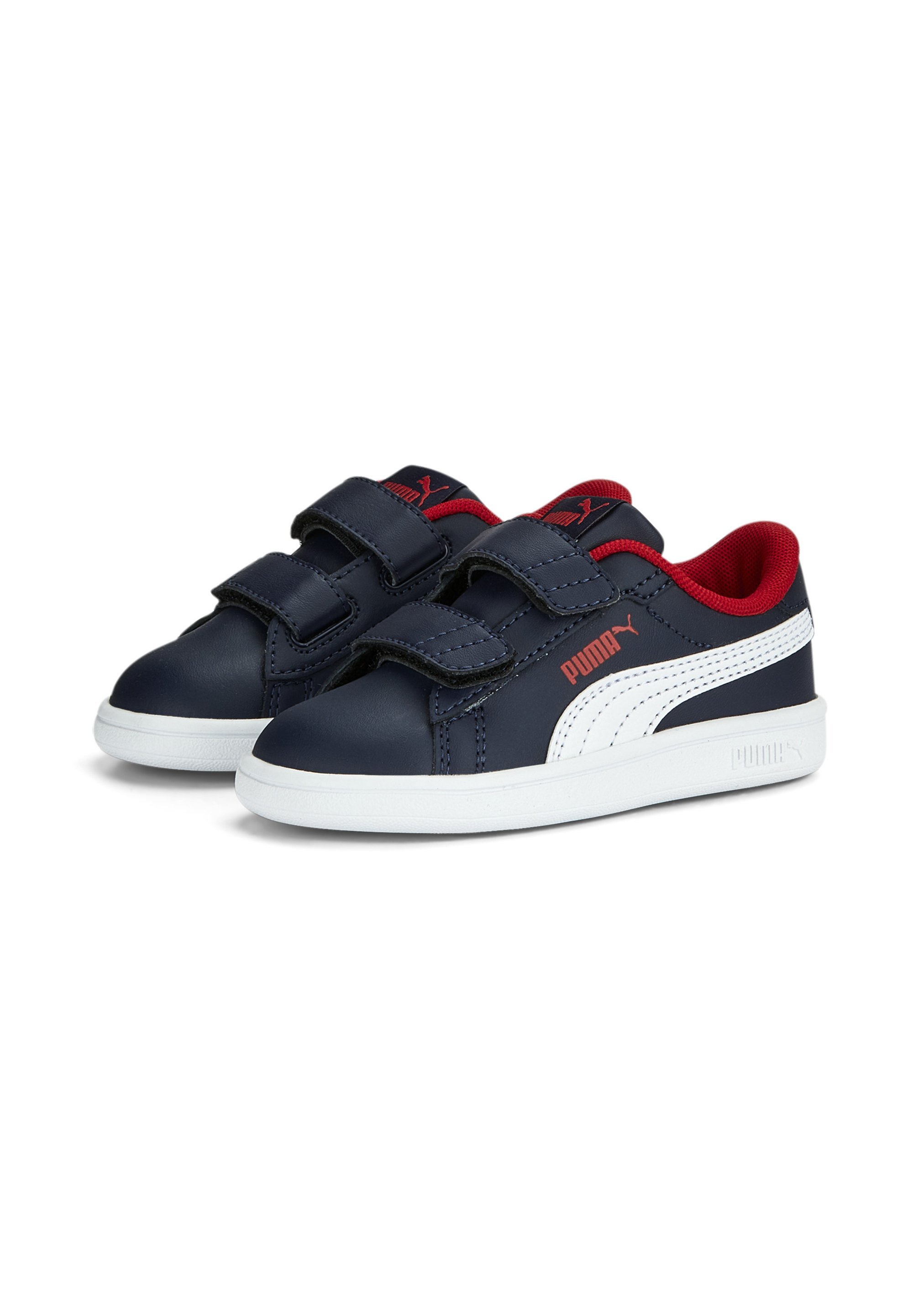 Puma SMASH 3.0 UNISEXE - Baskets - Puma marine, Puma blanc, rouge intemporel