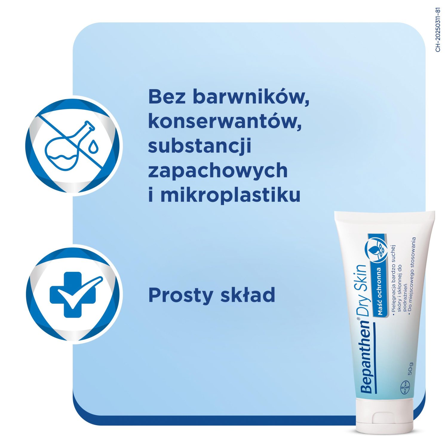 Bepanthen száraz bőrre