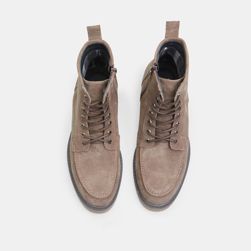 BATA heren enkellaarsjes van suède