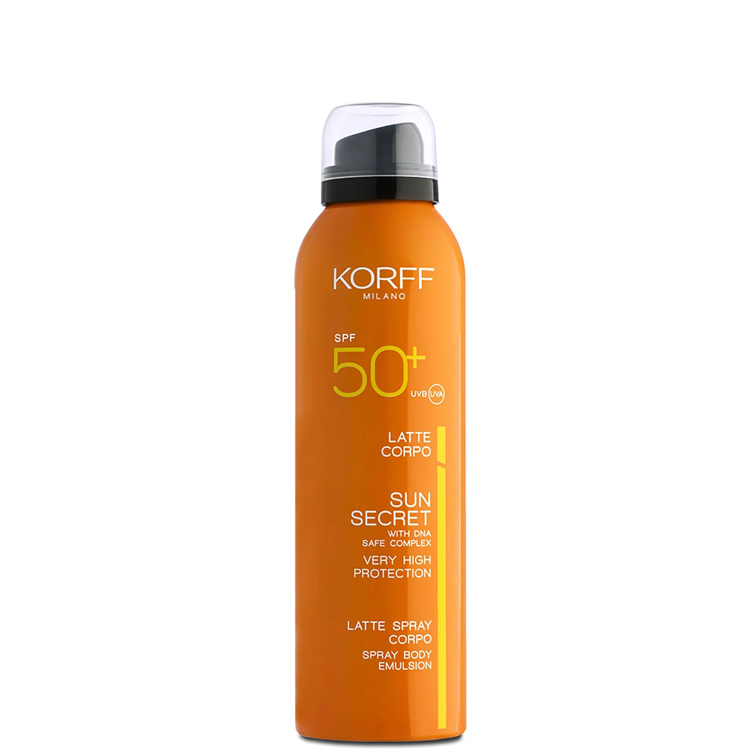 Sun Care Sun Secret Latte Spray corpo SPF50+ - Latte solare corpo alta prot.