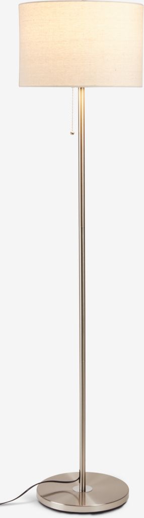 Stojacia lampa KRISTOF V145 cm, brúsená oceľ
