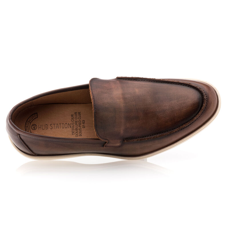 Miesten ruskeat loaferit/veneilykengät