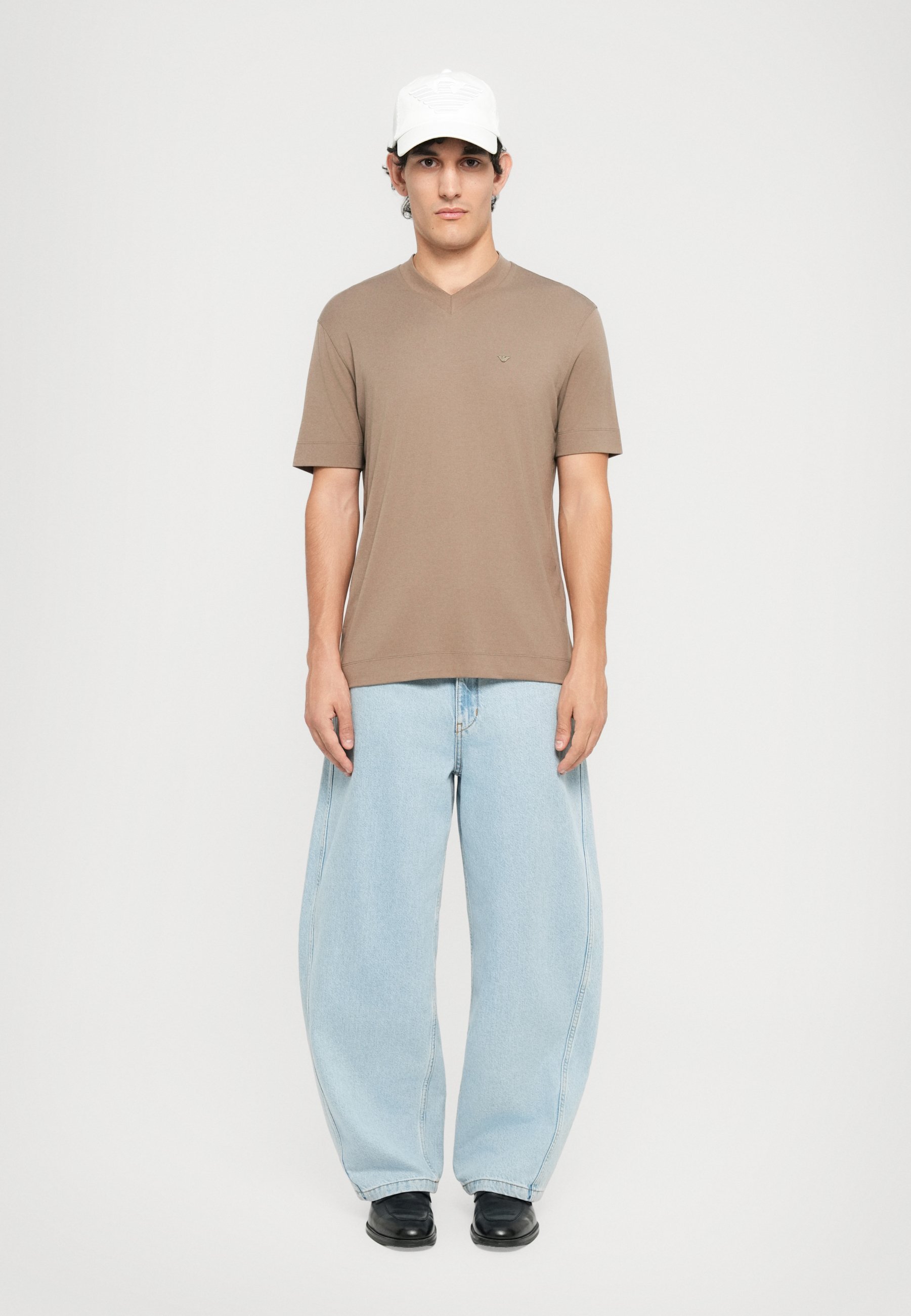 Emporio Armani Basic T-shirt - walnoot
