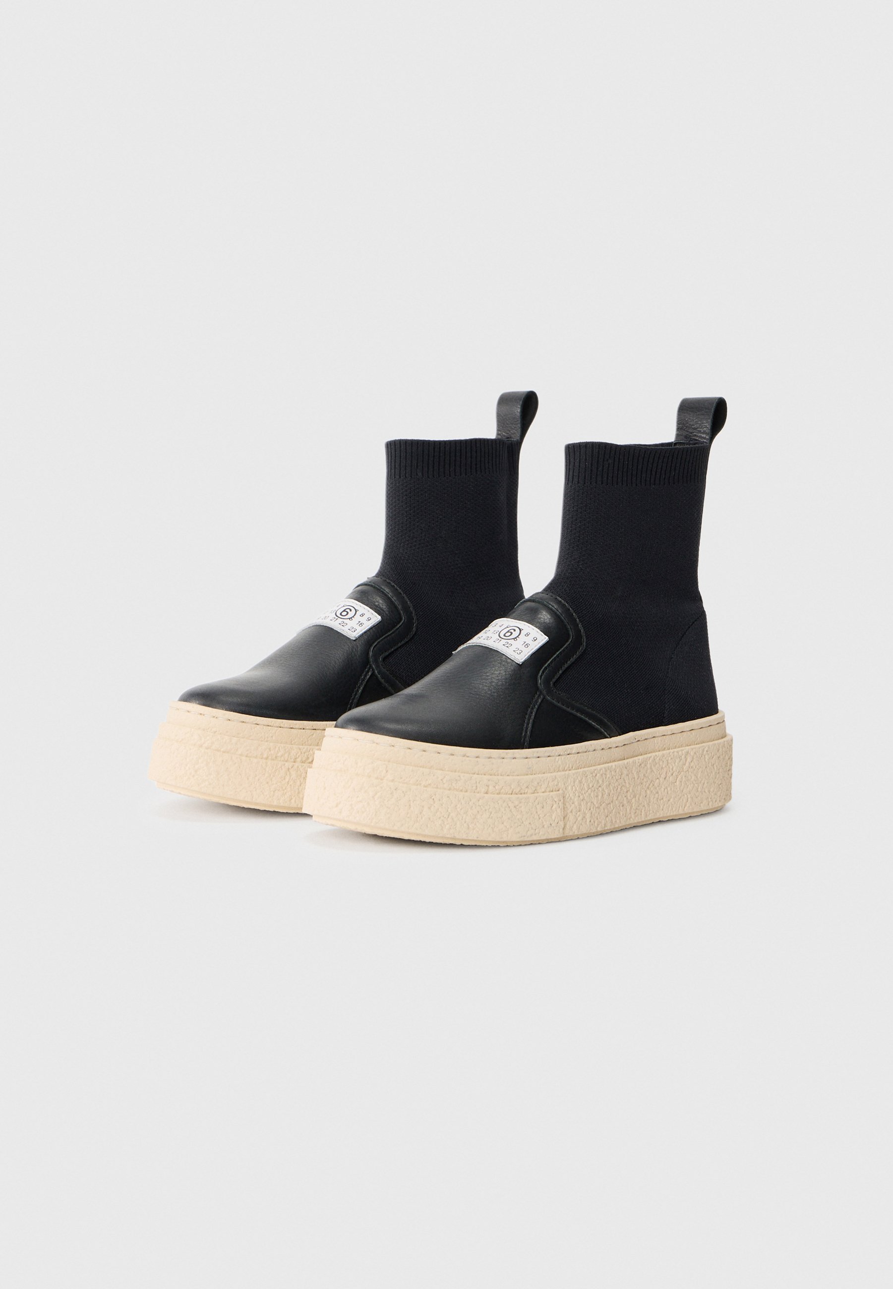 MM6 Maison Margiela UNISEX - Hoge sneakers - zwart/wit