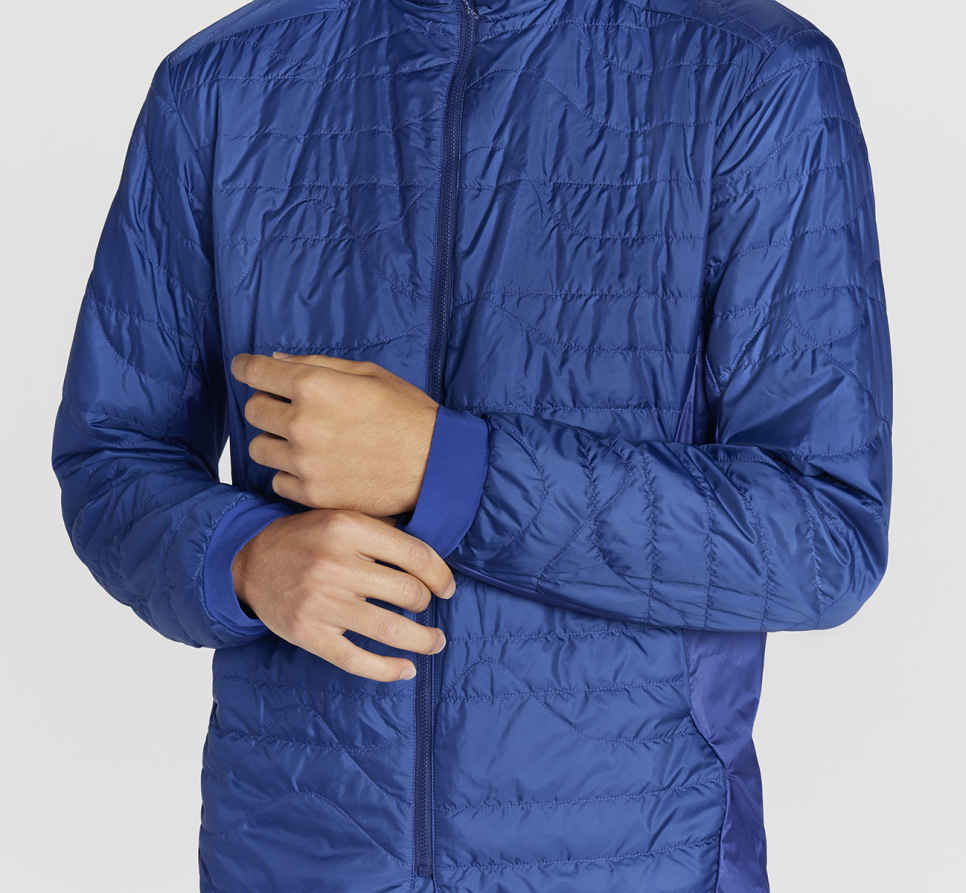 HOKA Himmelblaue Quiltjacke, Glockenwinderblau