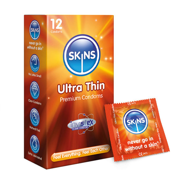 Preservativos Skins Ultra Delgados, Paquete de 12 | Salud | Superdrug