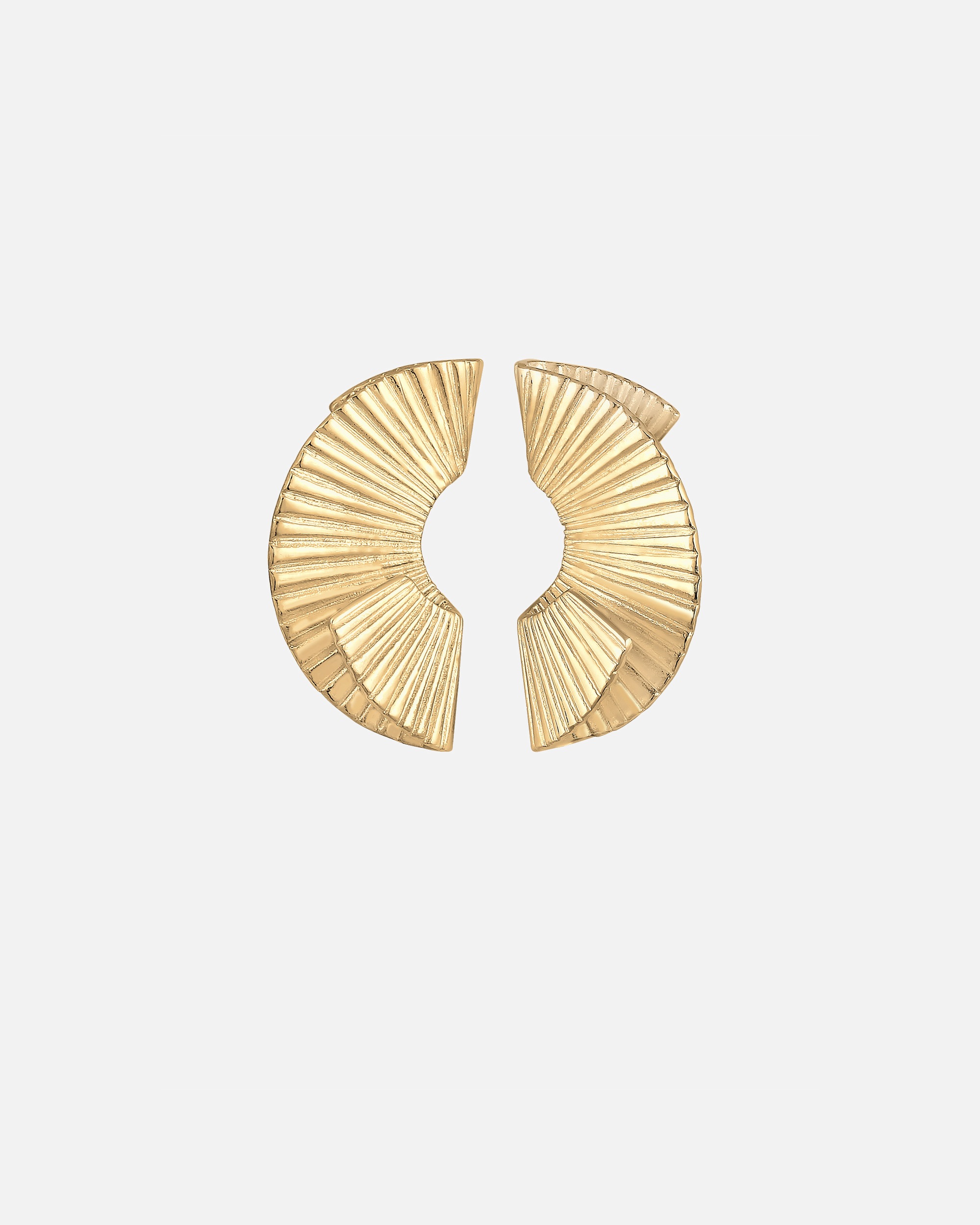 Elli PREMIUM Femmes Pendentif d'oreilles Géo Tendance en Argent Sterling 925 Plaqué Or