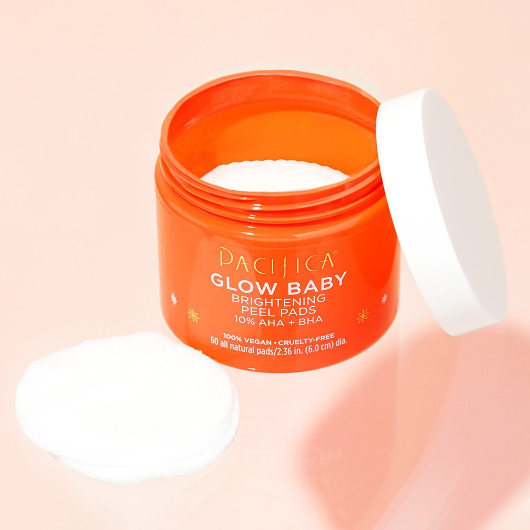 Pacifica Gesichtspeeling Glow Baby Aufhellende jastučići za piling - 159 g