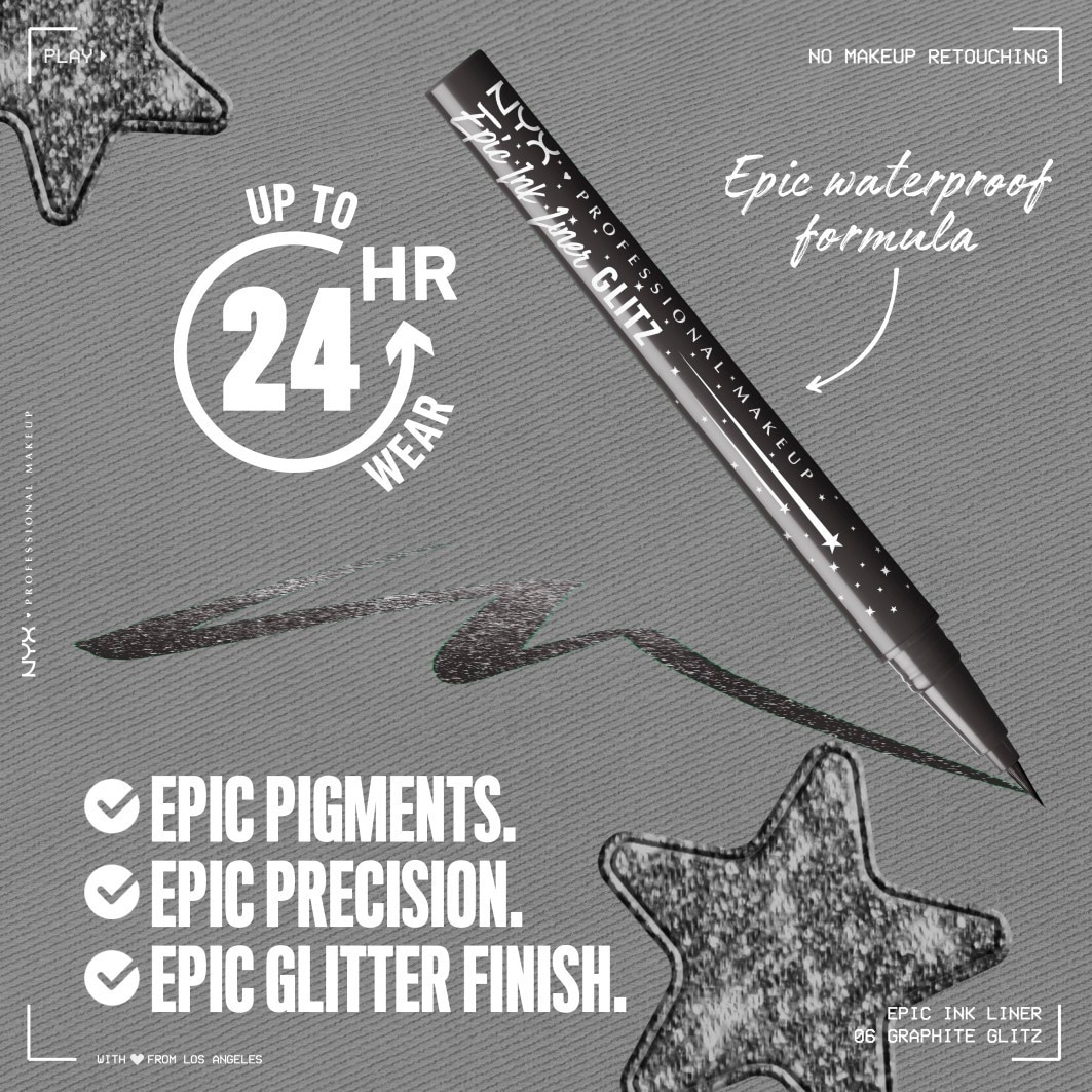 NYX Professional Makeup Eyeliner Epic Ink Liner - 1 ml