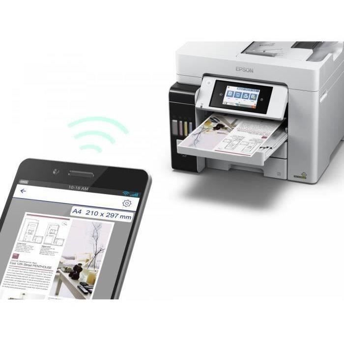 Impresora Multifunción EPSON EcoTank ET-5880 - Color - Inyección de tinta - A4