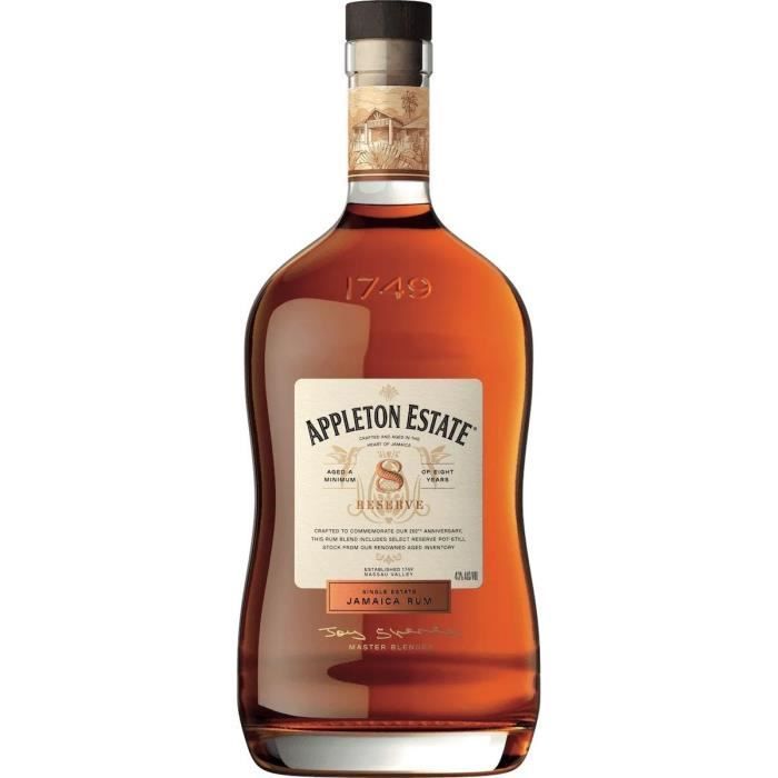 Appleton Estate - Ron Reserva de 8 años - 43,0% vol. - 70 cl