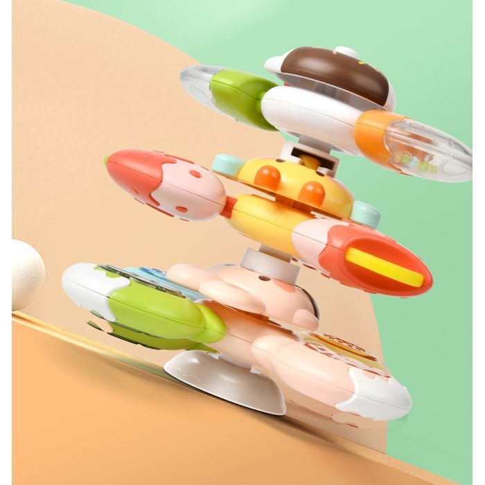 Jouet d'activité - XVX - Jouet de table - 3 pièces - Multicolore - Éveil sensoriel bébé