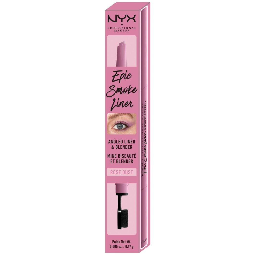 NYX Professional Makeup ajlajner Epic Smoke, ukošeni ajlajner i blender – 0,2 g