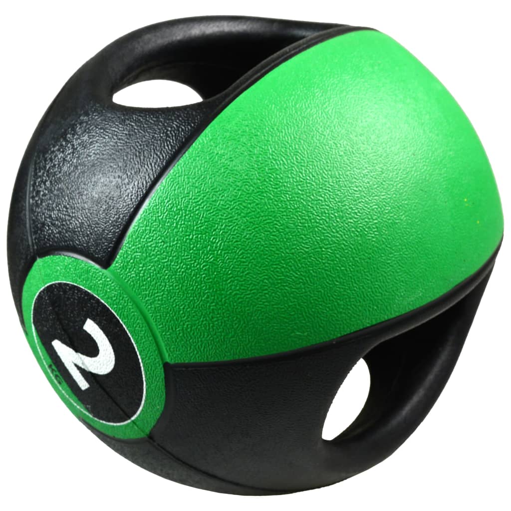Pure2improve 2 kg Medizinball mit Griffen