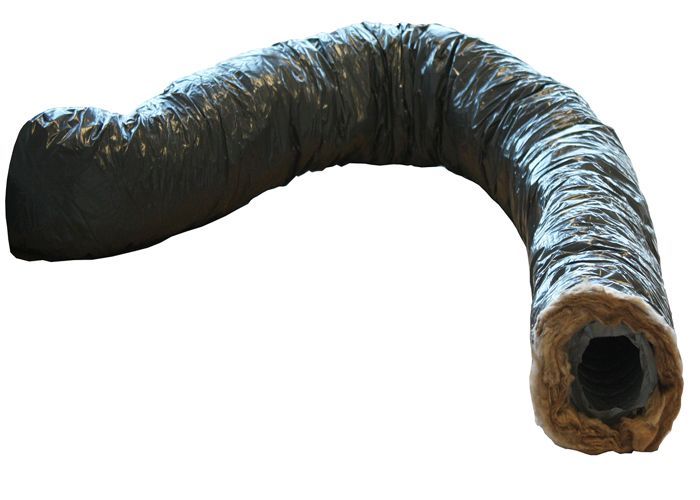 Geïsoleerde PVC-buis - UNELVENT - Ecosoft - 25 mm isolatie - Ø 125 mm - Lengte 6 m