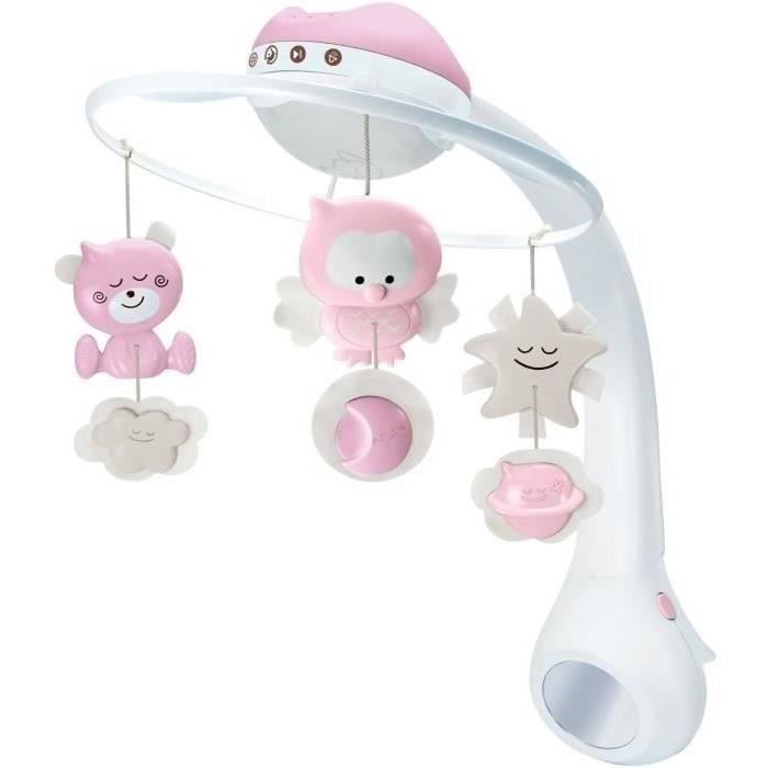 Móvil - INFANTINO - 4914 - Dulces Sueños 3 en 1 - Rosa