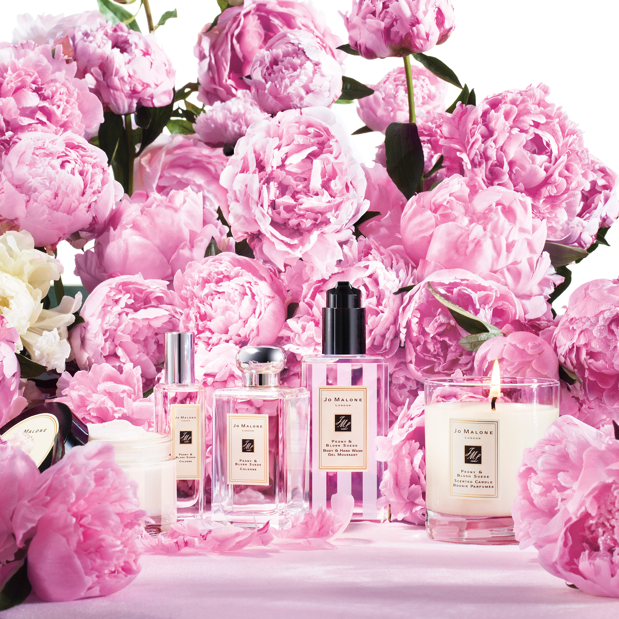 Mirisna svijeća Peony & Blush Suede 200 g - Jo Malone London