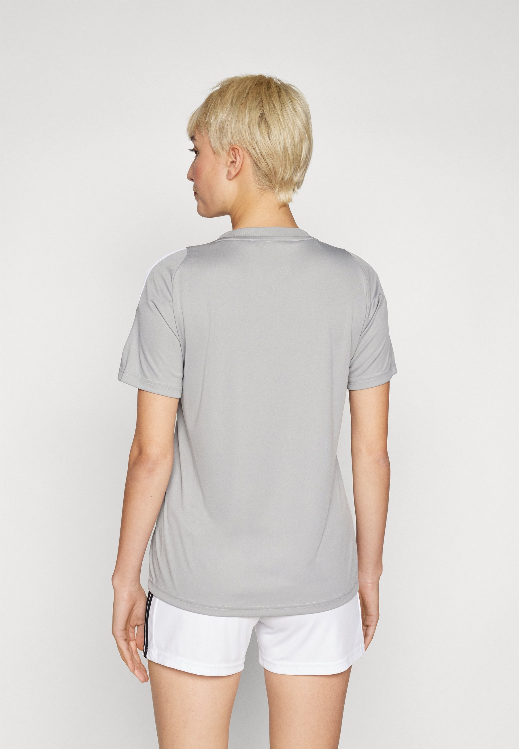 adidas Performance TIRO24 WOMEN - Sportovní tričko - team mid grey/white