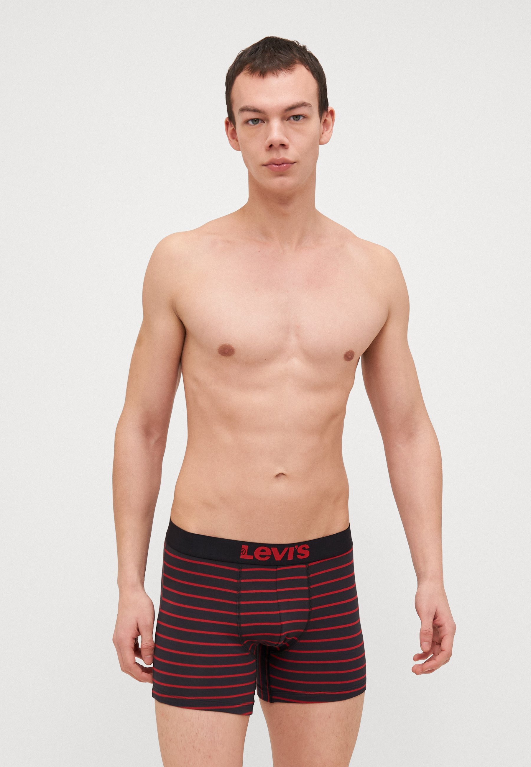 Levi's® MEN SOLID BASIC VINTAGE PACK 4 - Slip - rosso/nero