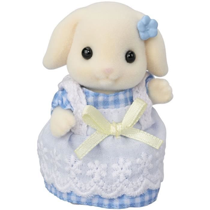 Doll - SYLVANIAN FAMILIES - Brother and Sister Lop Rabbit - Gardening - Articulated - Multicolored