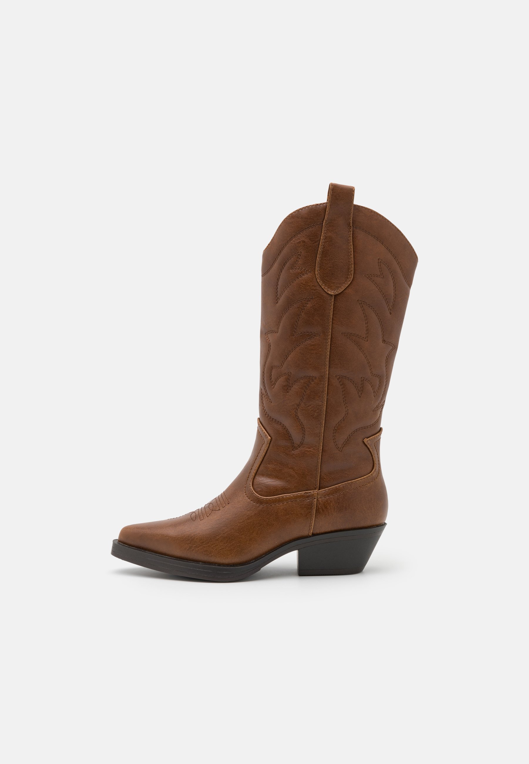 ONLY SHOES ONLBRONCO - Cowboy-/motorlaarzen - bruin