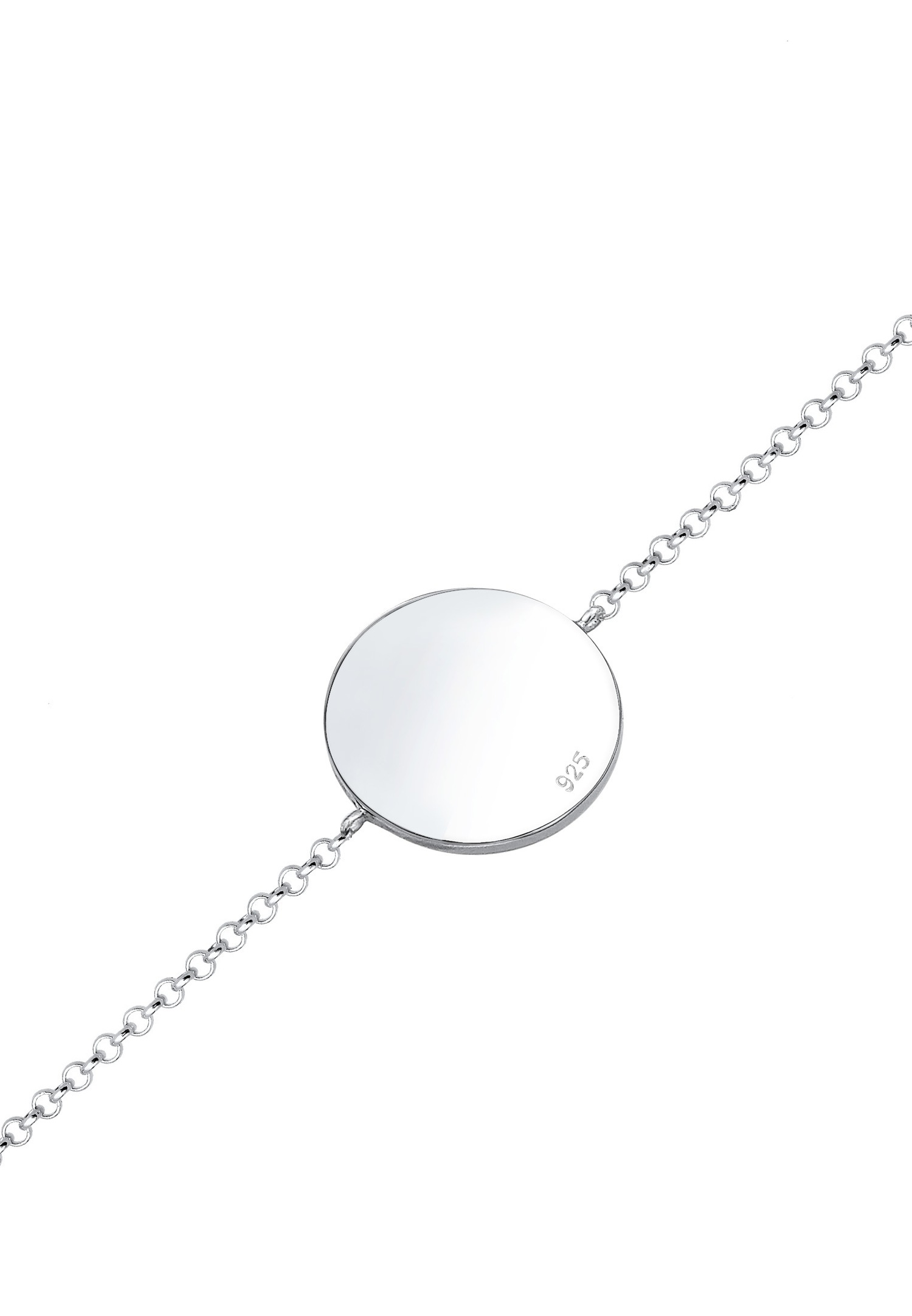 Elli Karma Wording Plättchen Boho Festival 925 Silber