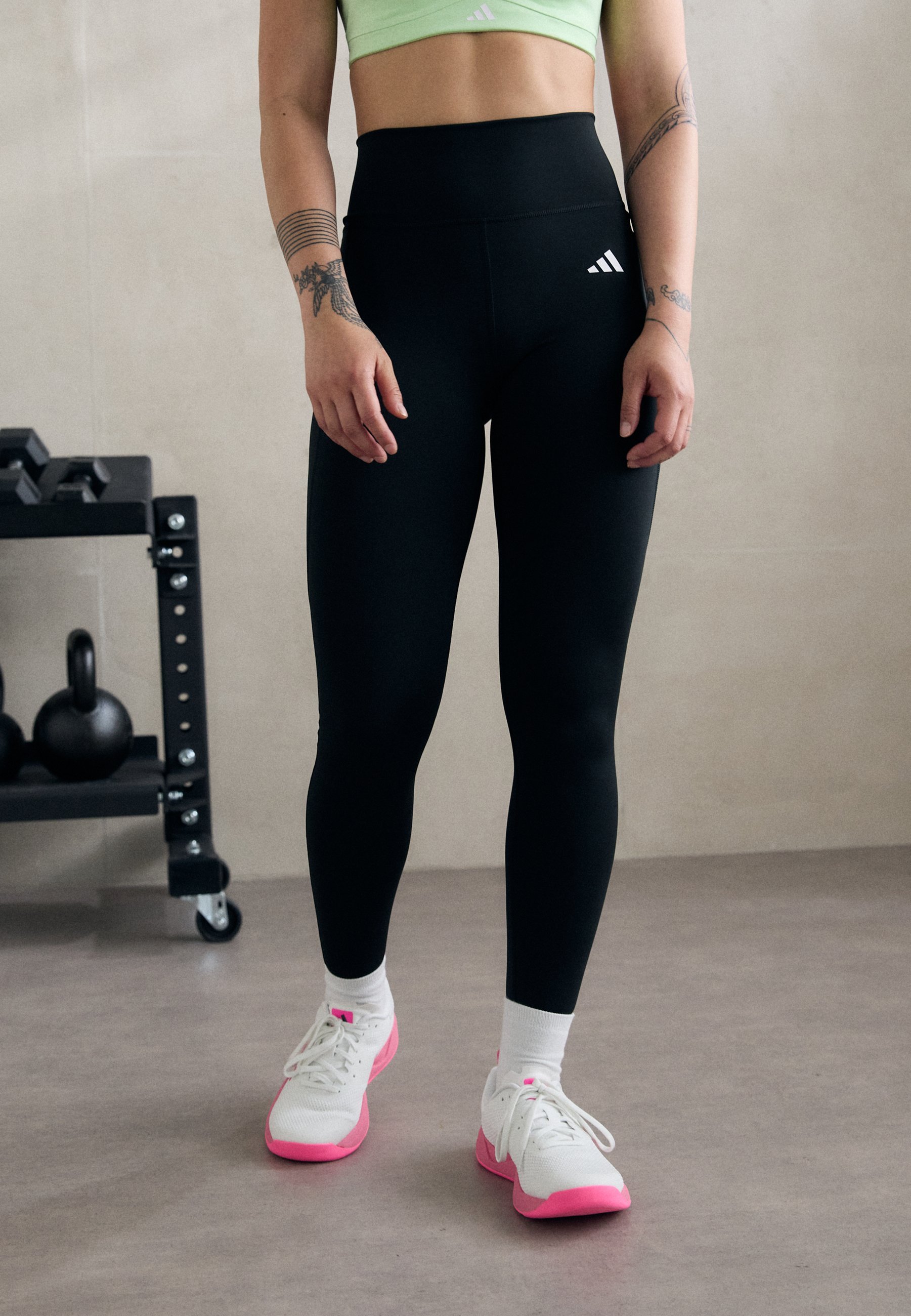 Leggings de performance adidas - noirs